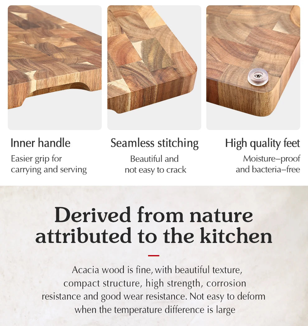 Spectacular!!!! HEZHEN premium acacia wood cutting board
