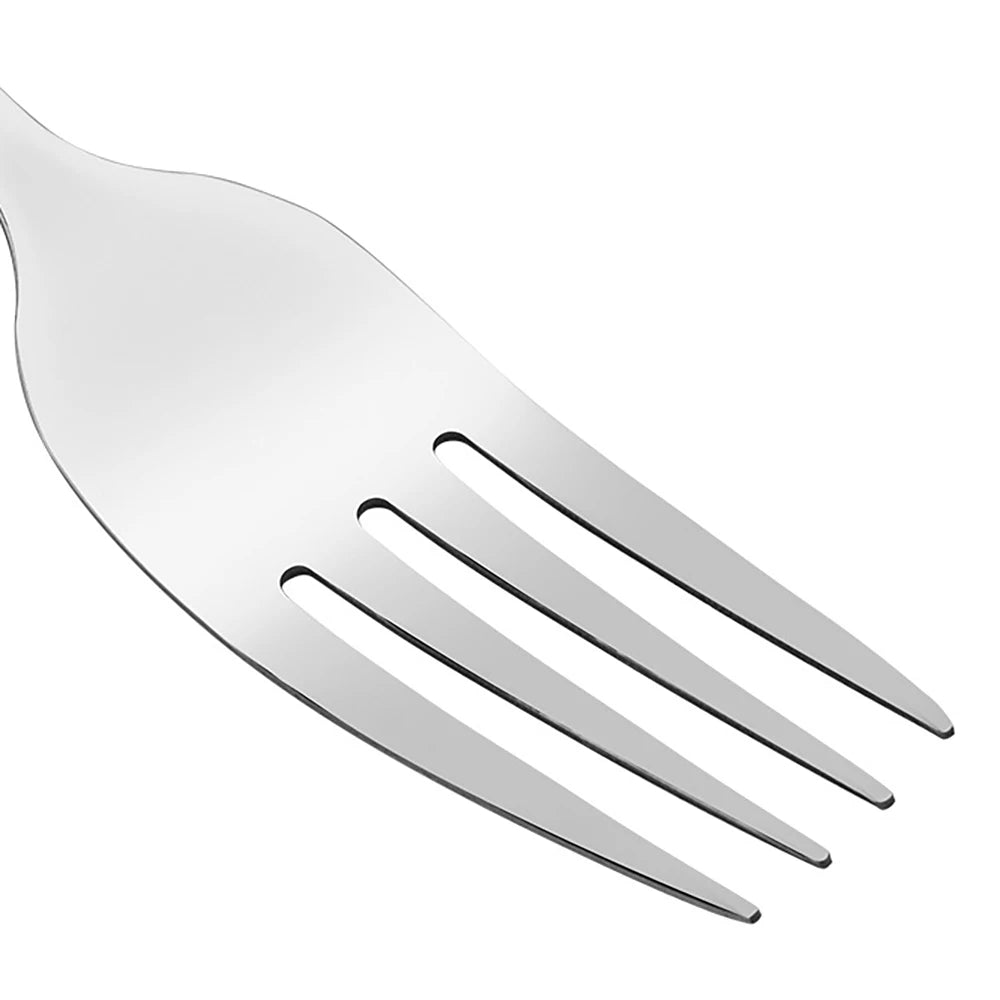 Stainless steel cutlery set - Gold, silver and black
