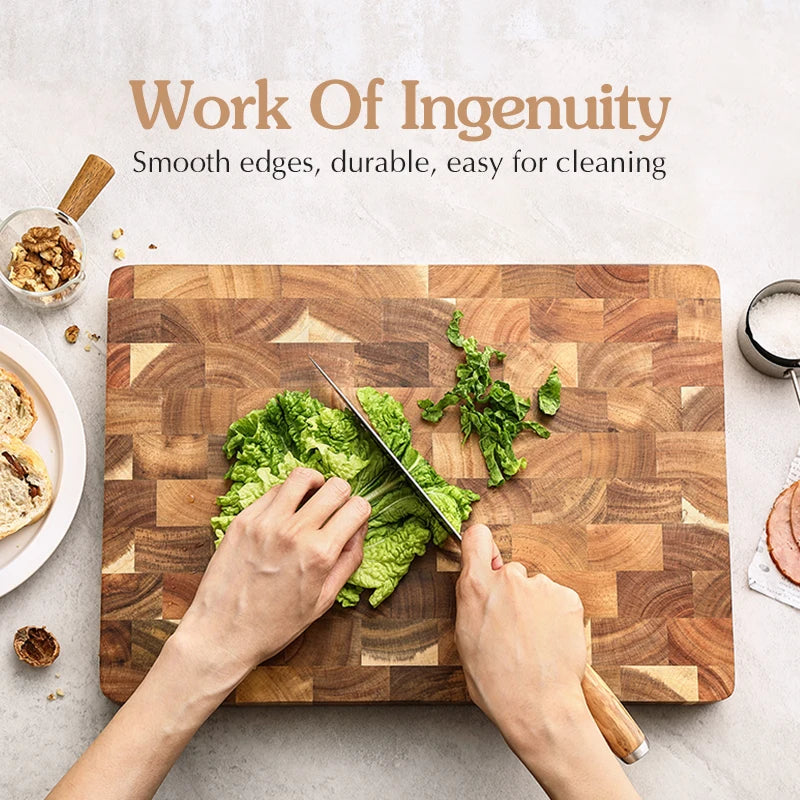 Spectacular!!!! HEZHEN premium acacia wood cutting board