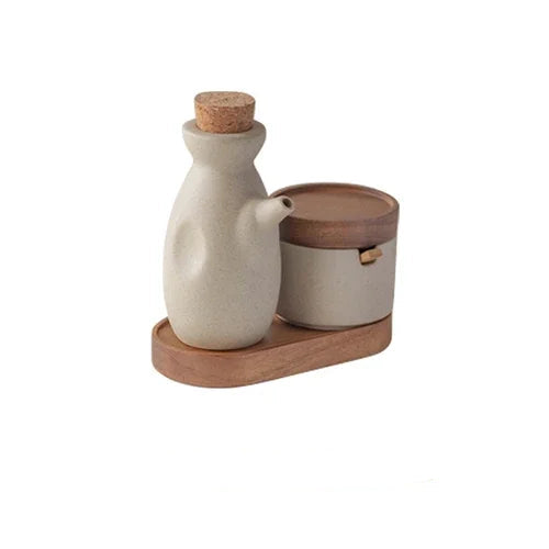Stunning vintage Japanese style ceramic condiment jars