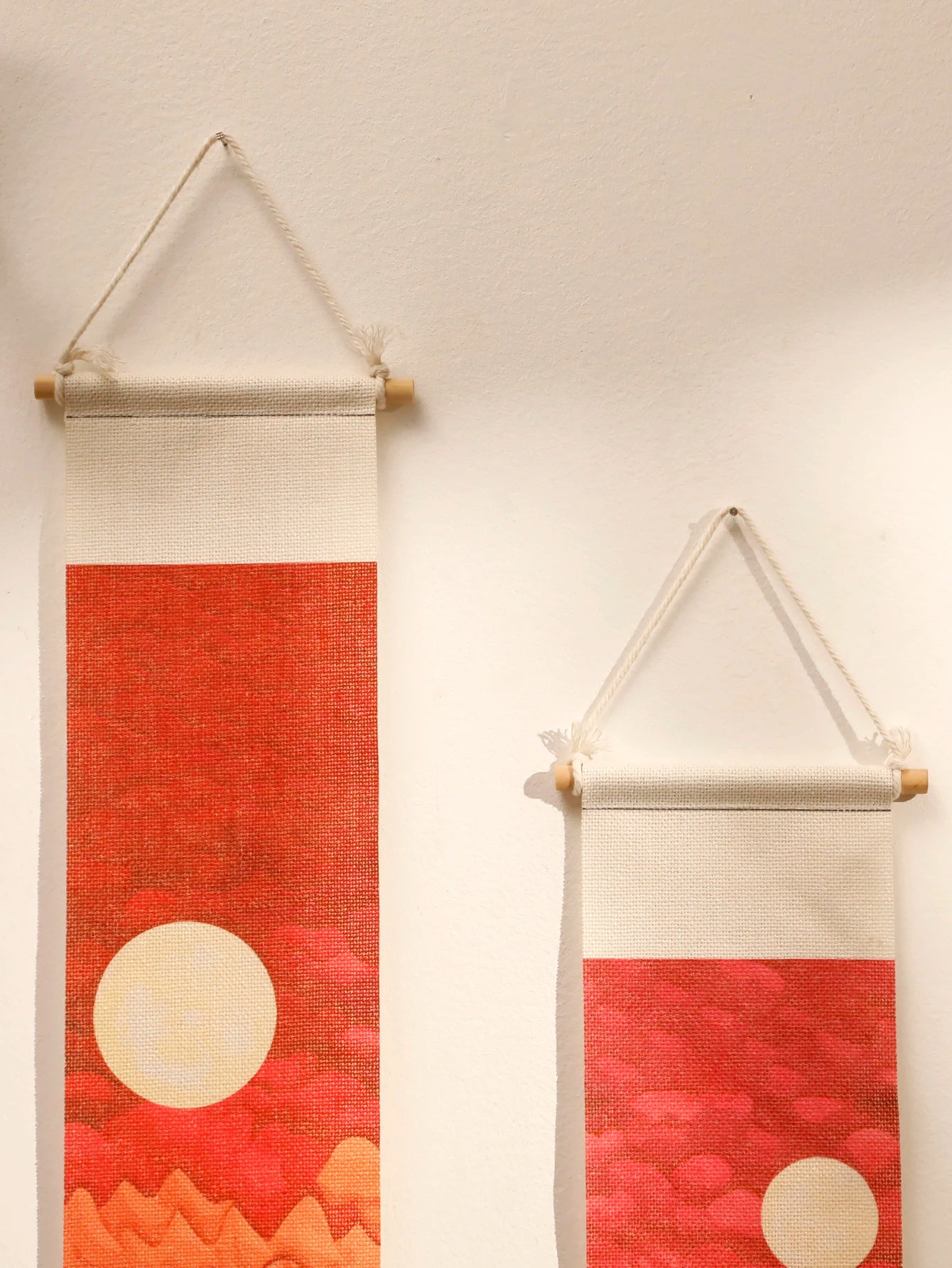 Macrame Tapestry Sunset Sunrise - Handmade