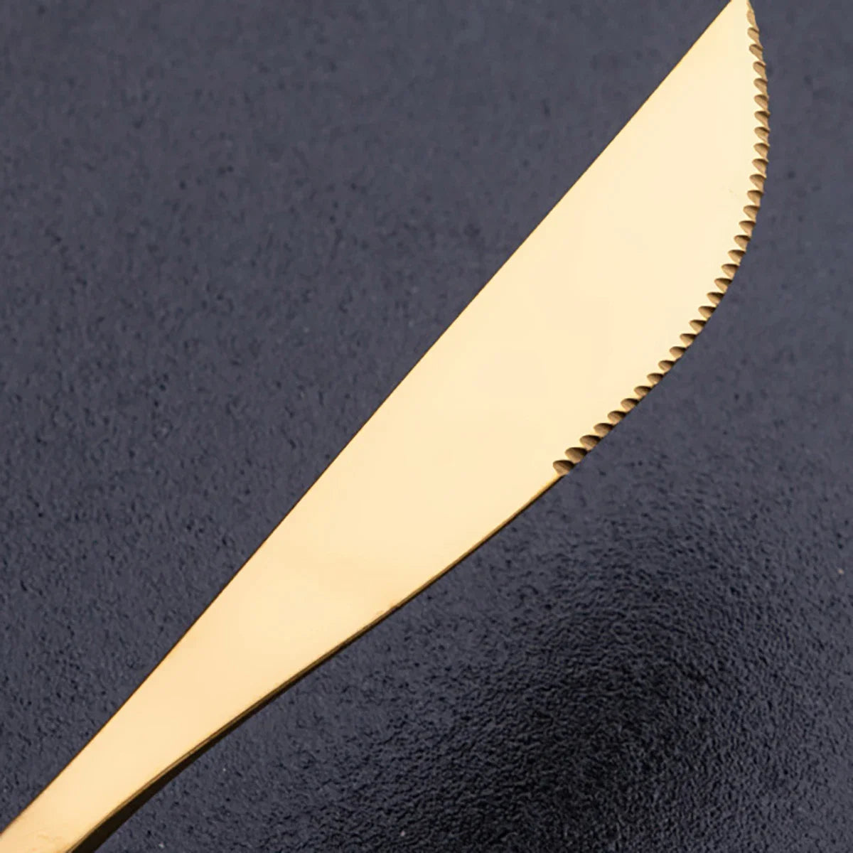 Stainless steel cutlery set - Gold, silver and black