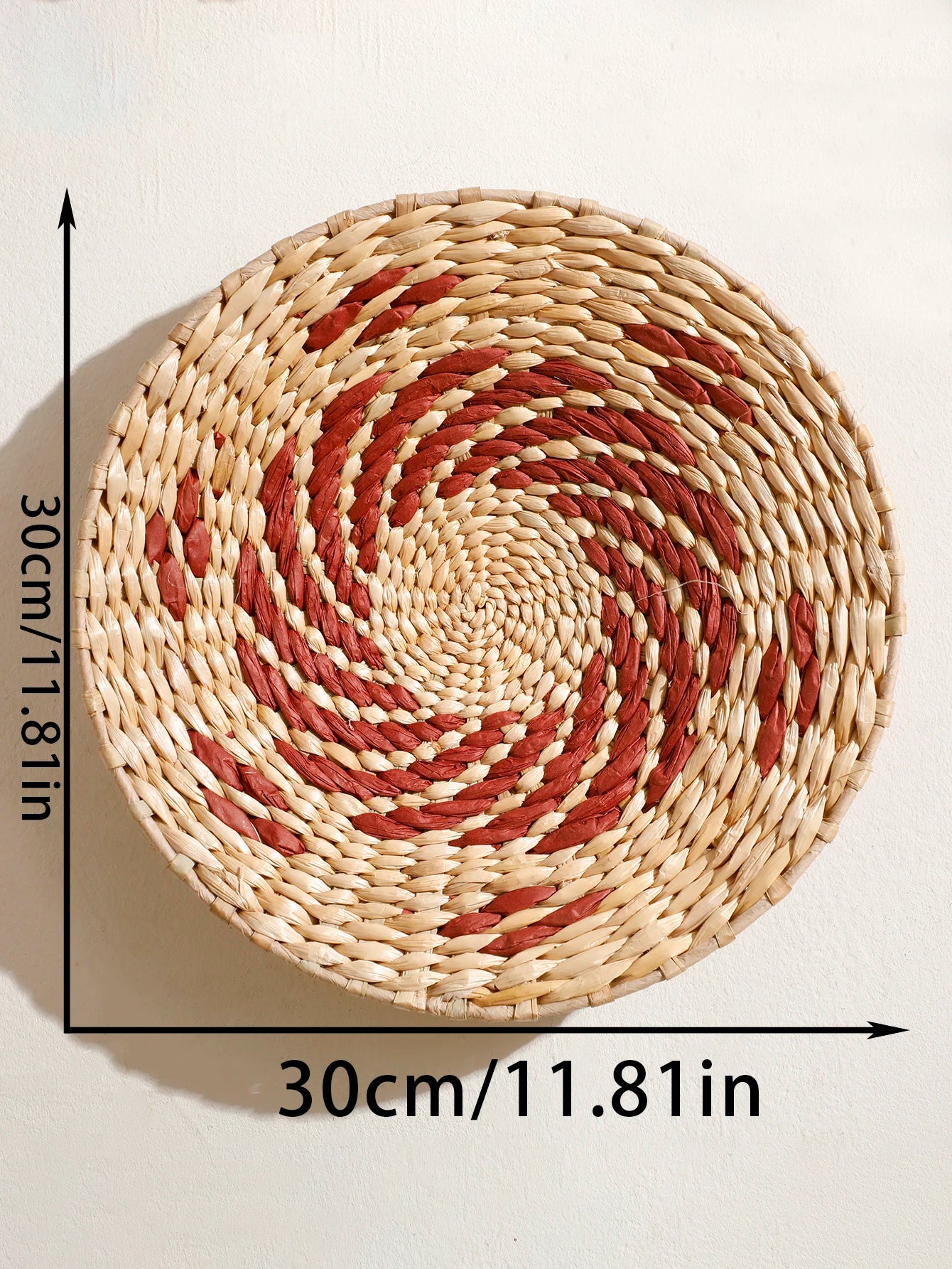 Cesta colgante de pared de algas marinas - Hecha a mano 