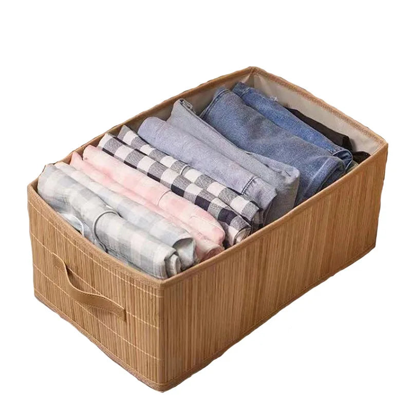 Bamboo organizer for closets, bathrooms or kitchens