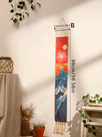 Macrame Tapestry Sunset Sunrise - Handmade
