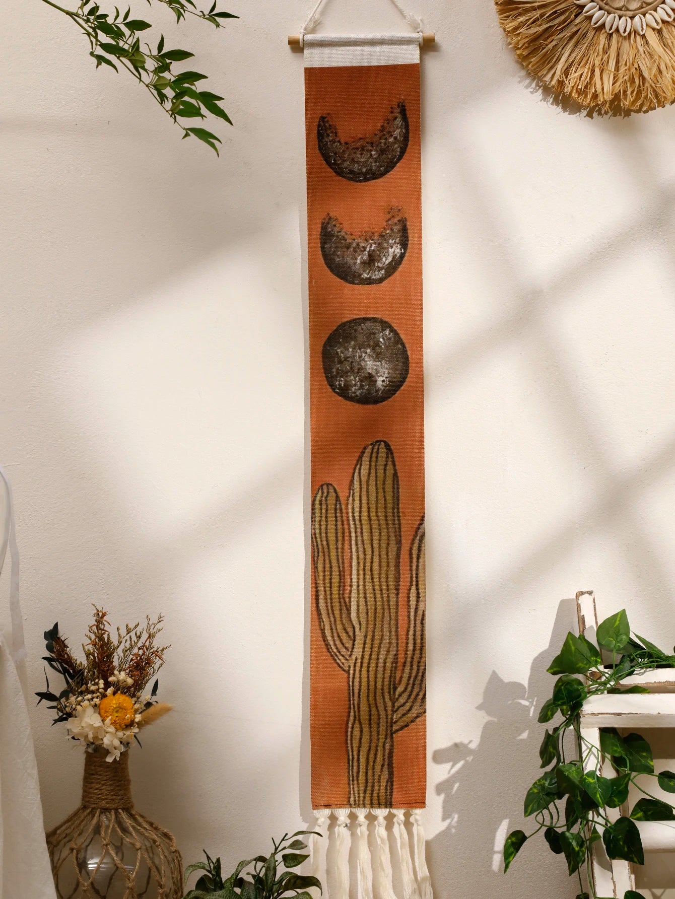 Macrame Tapestry Sunset Sunrise - Handmade