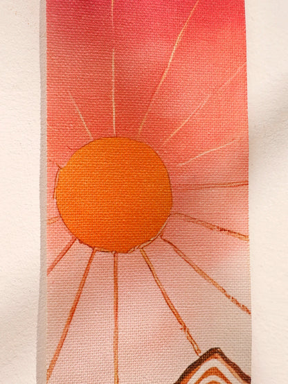 Macrame Tapestry Sunset Sunrise - Handmade