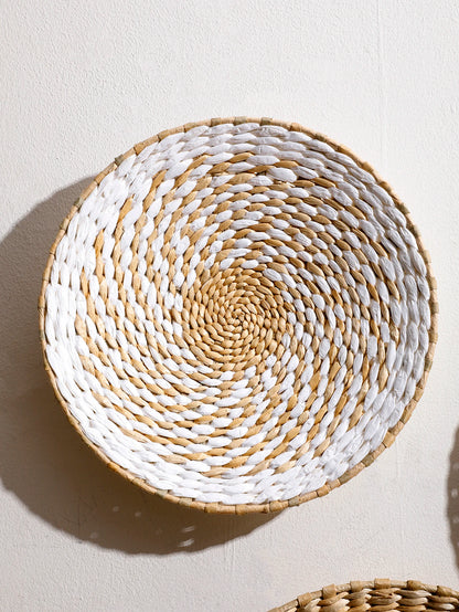 Cesta colgante de pared de algas marinas - Hecha a mano 