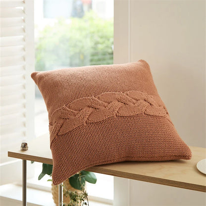 Nordic twist design pillow case