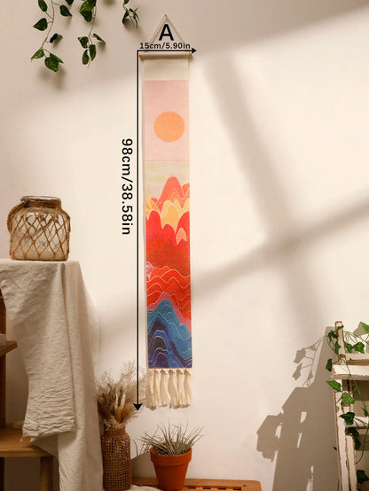 Macrame Tapestry Sunset Sunrise - Handmade