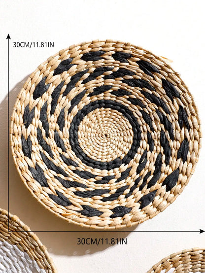 Cesta colgante de pared de algas marinas - Hecha a mano 