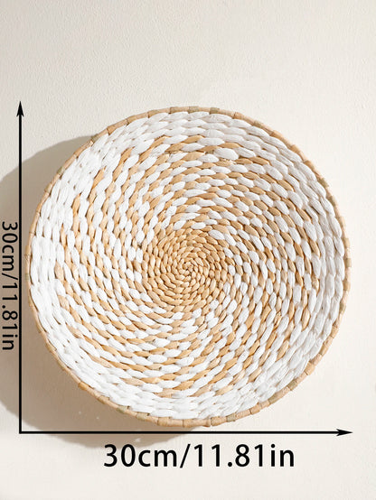 Cesta colgante de pared de algas marinas - Hecha a mano 