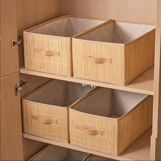 Bamboo organizer for closets, bathrooms or kitchens