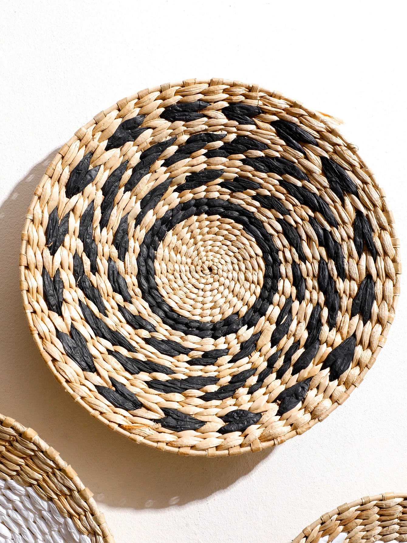 Cesta colgante de pared de algas marinas - Hecha a mano 