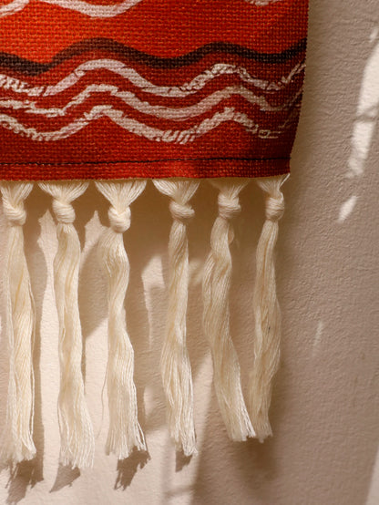 Macrame Tapestry Sunset Sunrise - Handmade