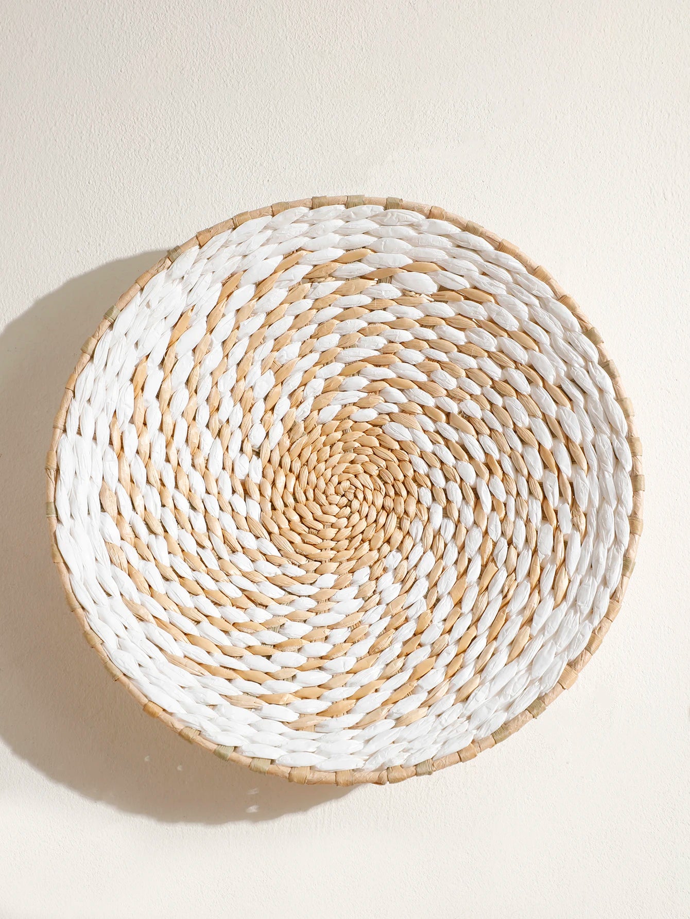 Cesta colgante de pared de algas marinas - Hecha a mano 