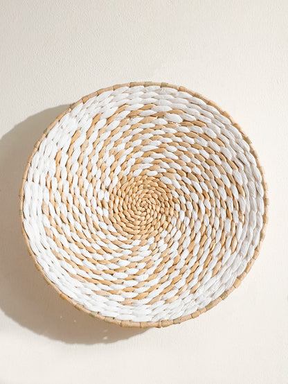Cesta colgante de pared de algas marinas - Hecha a mano 