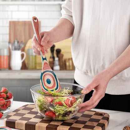 7-piece non-stick wooden kitchen utensil set