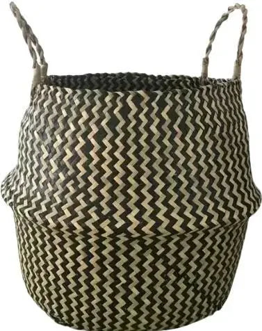 Beautiful and new handmade foldable rattan woven flower basket